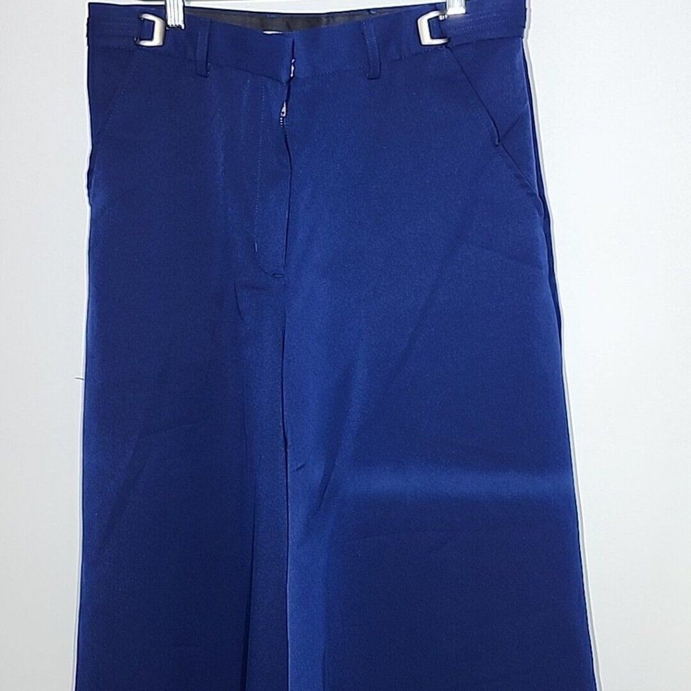 Disney Worldwide Services Cast Member Costume Womens Pants 30x32 Flare Adj Waist
